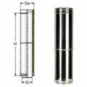 Inox doppia parete elemento tele scopico d.250 b08xb36f