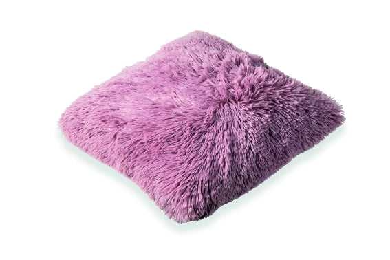 GLAM CUSCINO ARREDO IN ECOPELLICCIA 45X45 ROSA