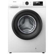 Hisense WF1Q1041BW Lavatrice classe A 10 kg 1400 giri-min altezza 845 cm x larghezza 595 cm colore bianco funzione vapore 999% lavaggio rapido + lavaggio automatico finitura differita