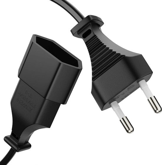 Cavo estensibile eurostekker destro per eurostop per apparecchi domestici - 300 m - nero