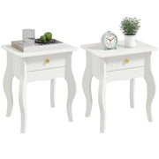 Tavolino da salotto ¨C zephmum ¨C 45x35x55 cm, bianco