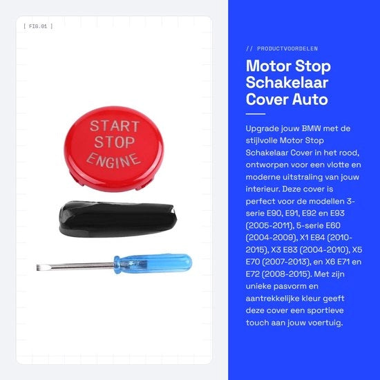 Scelta Solida - Copertura Interruttore Motore - Avvio Automatico - Chassis Elettrico - Rosso - Interruttore di Avviamento - Forma di Accoppiamento Perfetta - Adatto per 3, 5, X1,...