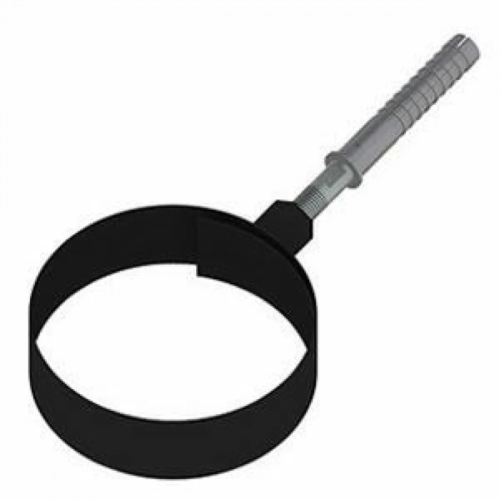 Fascetta murale alluminio nero o paco 080 b08wym4ph1