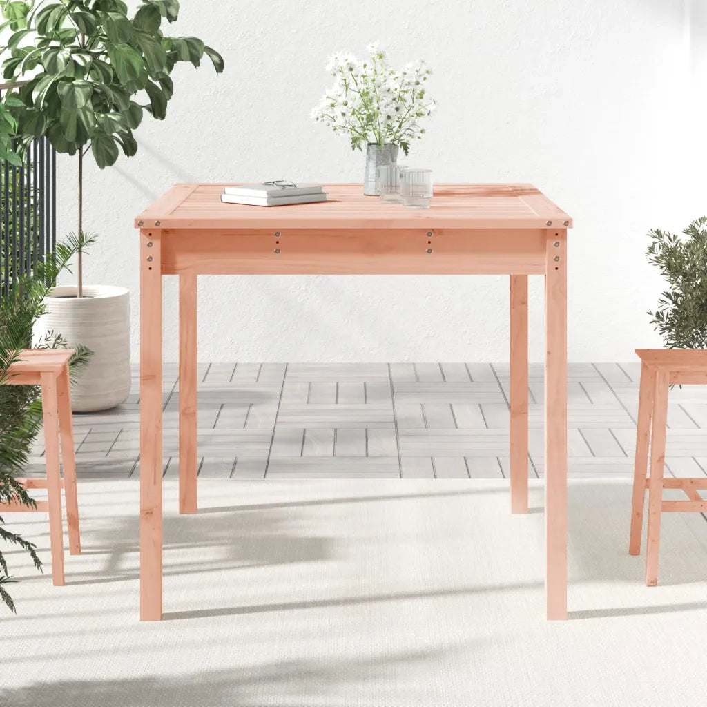 Tavolo da Giardino 82,5x82,5x76 cm in Legno Massello di Douglas