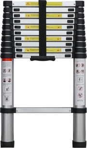 Ladder telescopica 10 gradini - altezza massima aperta 320 cm - uso domestico - per fai da te