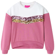 Felpa da Bambina Lampone 128cod mxl 84425