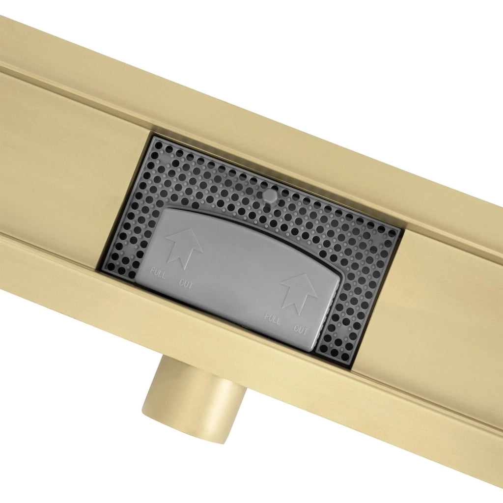 Scarico Lineare Neox Brush Gold 70