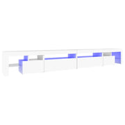 Mobile TV | Armadietto TV | Mobile Porta TV con Luci LED Bianco 290x36,5x40 cm