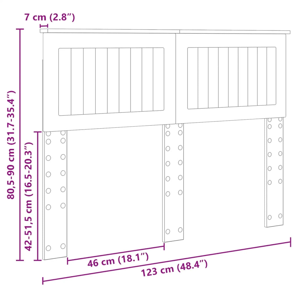 Testiera Bianco Legno multistrato 888440