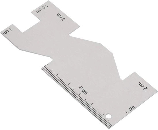 Linea di Misurazione per Tessuti con Calibrazione Precisa - Applicabile per Bordure e Quilting - Materiale Duraturo - Flessibile - Adatto per DIY Enthusiasti - Misuratore di Stoffa 

Modello: Naaimeter 
Codice del prodotto: 123456