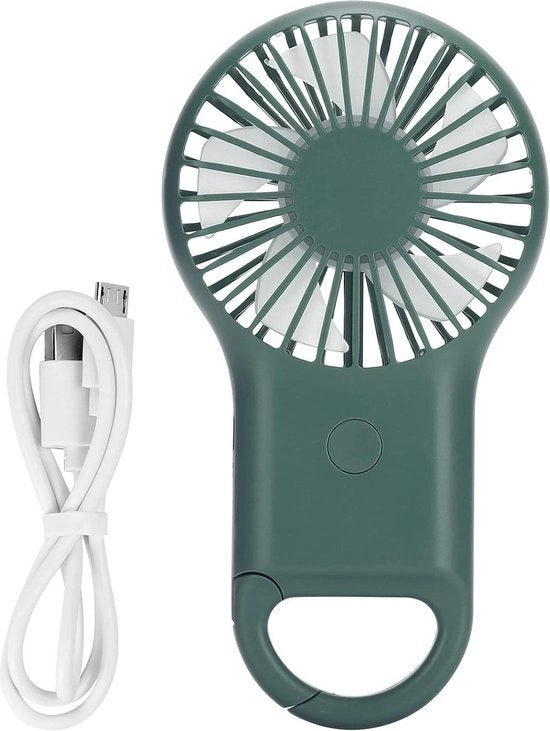 Mini ventilatore portatile a 3 livelli con tre velocità forti ventilatore personale per tavolo silenzioso ergonomico piccolo ventilatore USB caricabile portatile