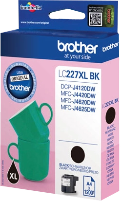Brother LC227XLBK cartuccia d'inchiostro 1 pz Originale Nero