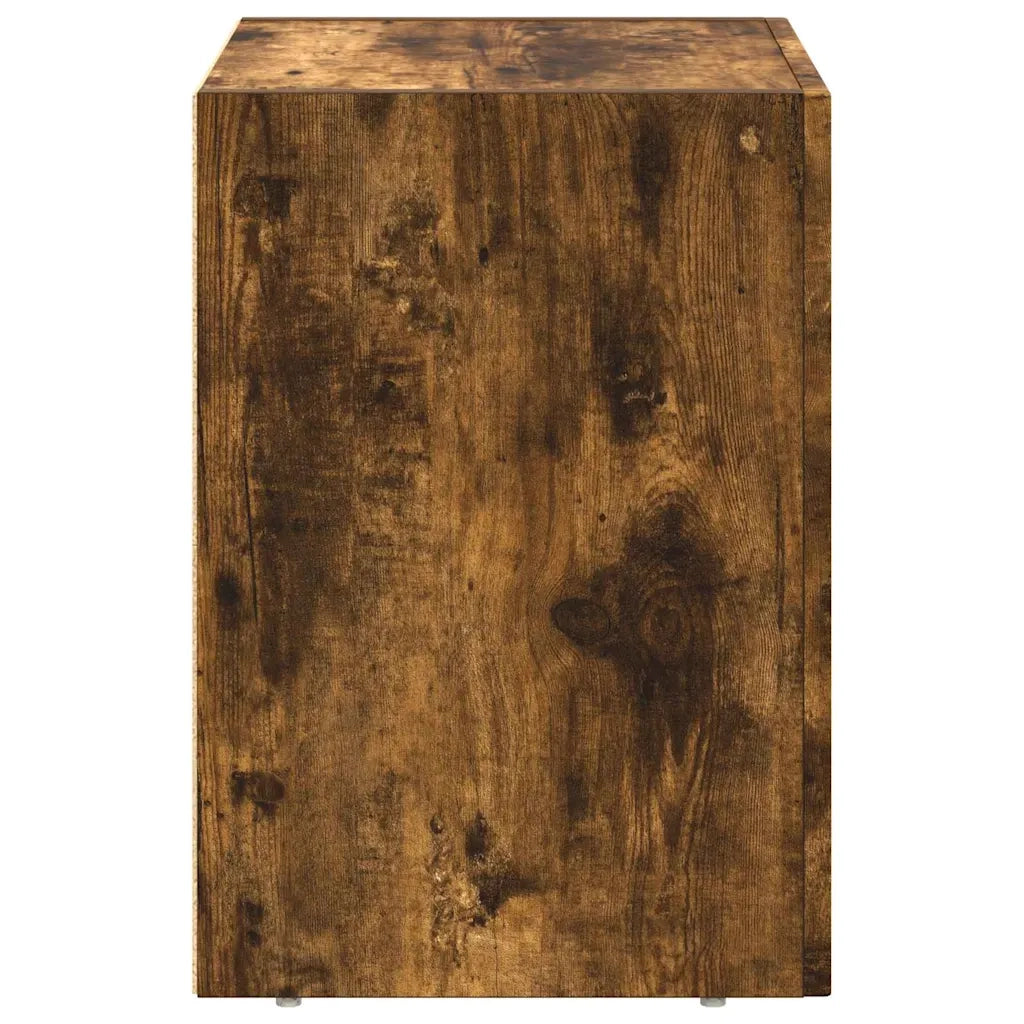 Comodino ELST Rovere fumé 40 x 35 x 50 cm Legno ingegnerizzato 891254