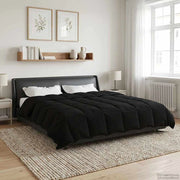Piumino Letto Estivo 200 x 240 cm Estate Nero Traspirante 42025933