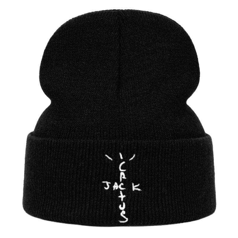 Cappelli ricamati Jack Cactus, modello Bean Hats, neri