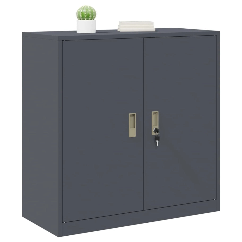 Armadio Antracite 90 x 40 x 90 cm Acciaio 891642