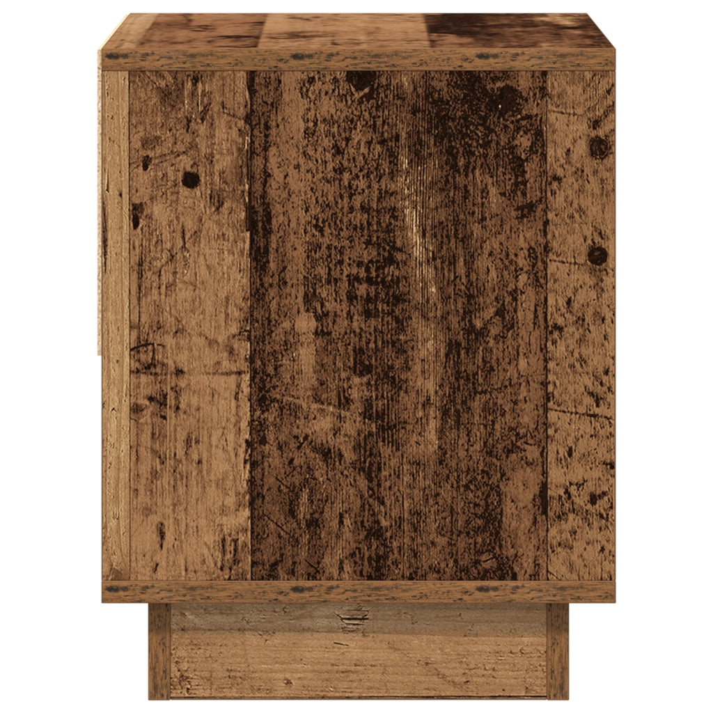 Comodino  in legno antico 45x34x44 cm in legno ingegnerizzato