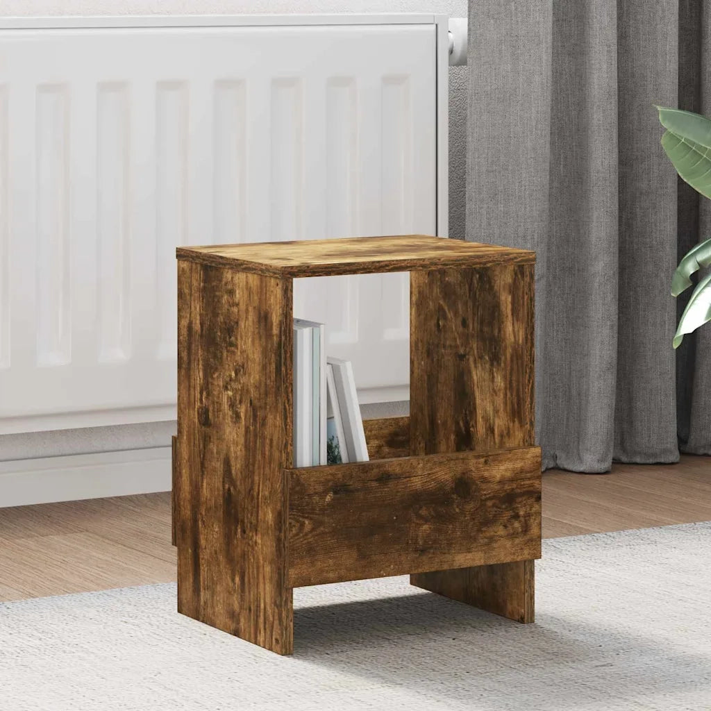 Scaffale per riviste Rovere fum¨¦ 35 x 30 x 45 cm CFW3140116