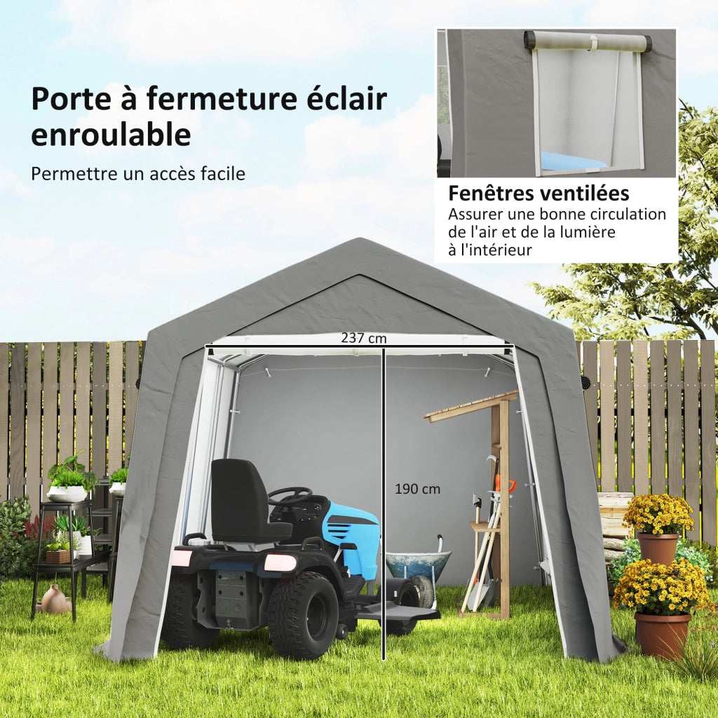 Tenda da Giardino 3x4,5 m ¨C zephmum ¨C Grigio Antracite