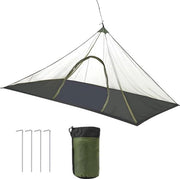 Tenda da Campeggio con Cerniera a Sferza - Tenda da Campeggio Verde con Protezione Extra