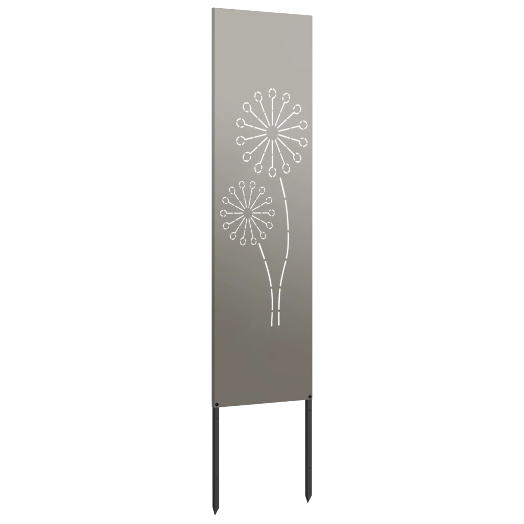 vidaXL Pannello Decorativo da Giardino Altro Ruggine 32 x 140 cm