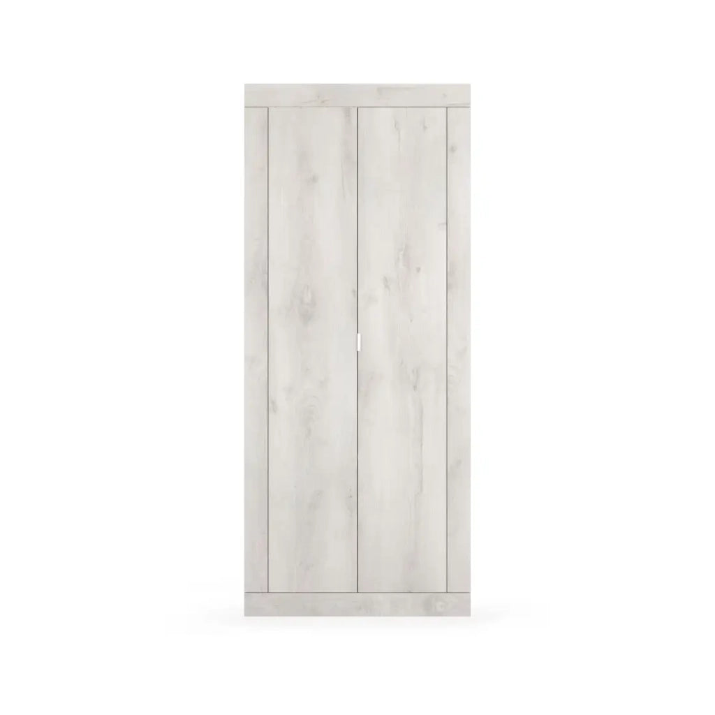 Armadio per ingresso di casa, collezione ISORA, colore rovere bianco