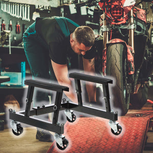 Cavalletto alzamoto a rotelle, max 680 kg, per moto e Quad