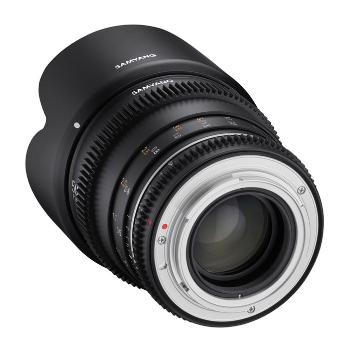 Obiettivo fotografico per video MF 50mm T1,5 VDSLR MK2 – luminoso T1,5 per MFT Mount, Follow Focus, full-frame e APS-C, risoluzione 8K