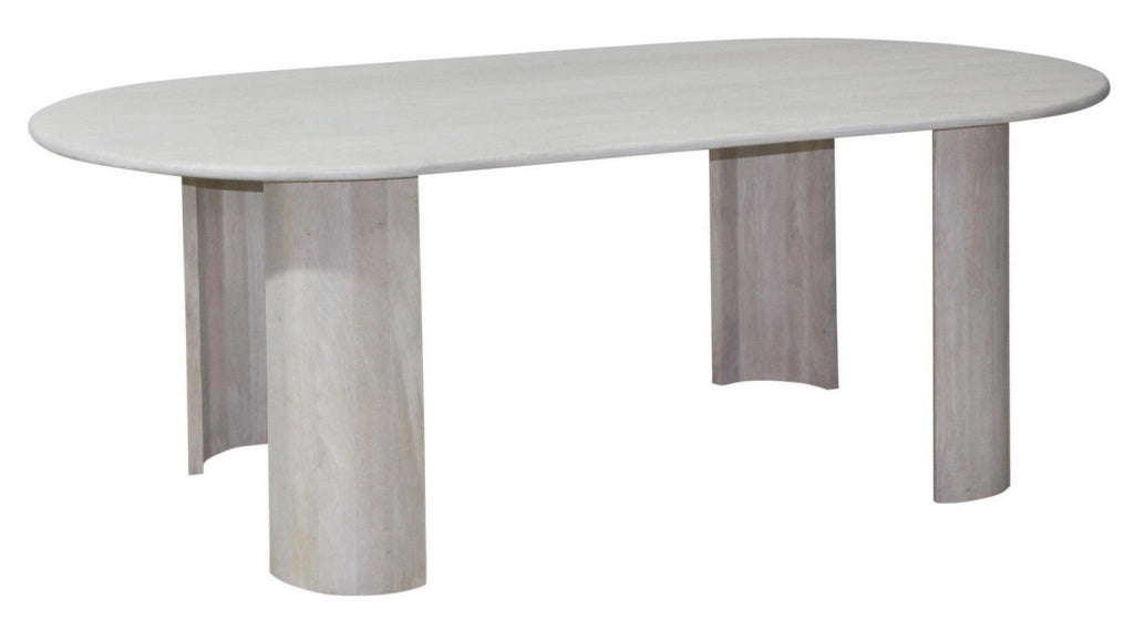 Tavolo 200x100x76h cm Orlando Ovale Naturale