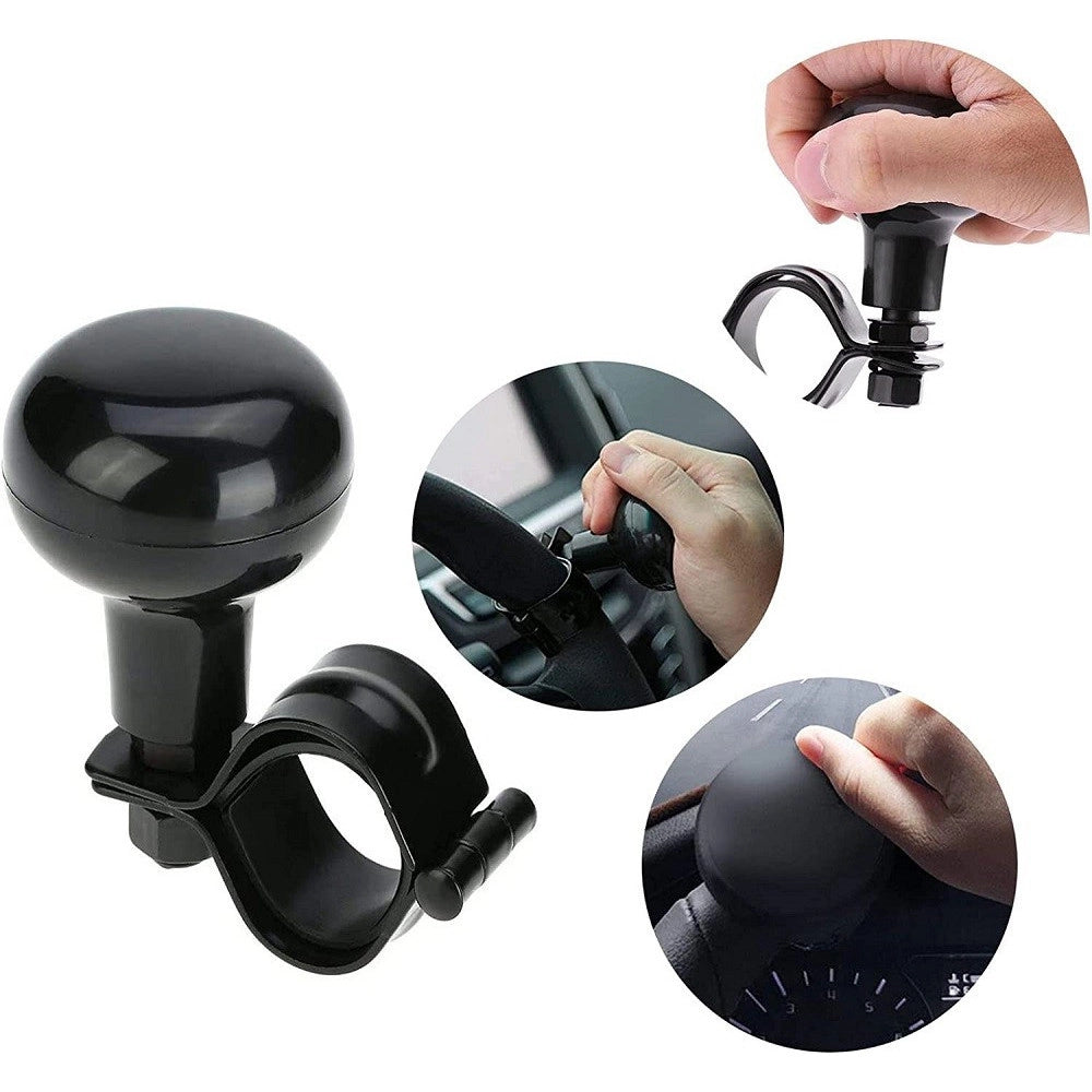 Trade Shop - Manopola Volante Pomello Impugnatura Dello Sterzo Sfera Per Auto Trattore Barca -