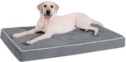 Letto per cani ortopedico per grandi cani, cuscino per cani 119x73x9cm, coperta per cani lavabile, materasso per cani rimovibile, colore grigio scuro
