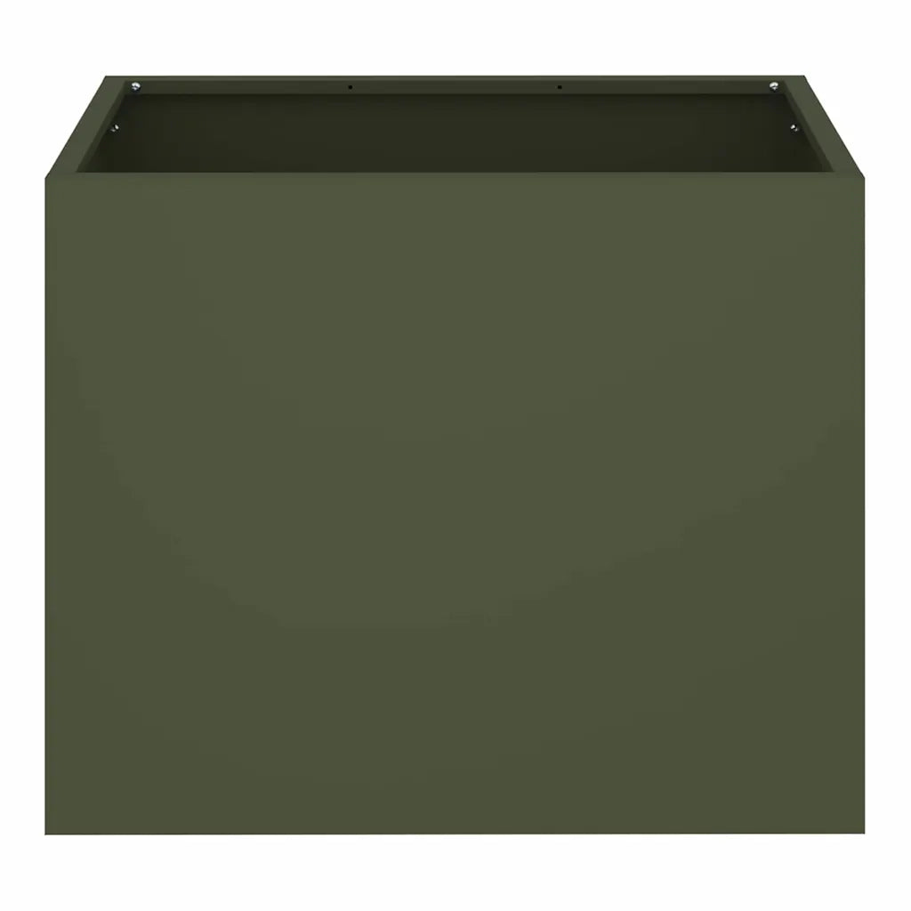 Vaso da giardino-Fioriera Esterno-Contenitore per Piante Oliver verde 50 x 32 x 40 cm