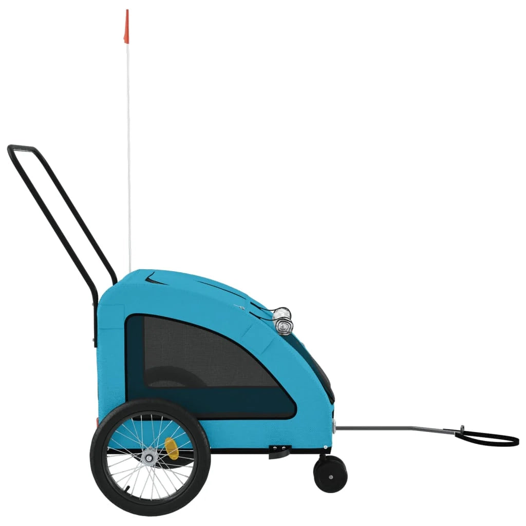 Rimorchio/carrello per animali domestici blu 02_0044203