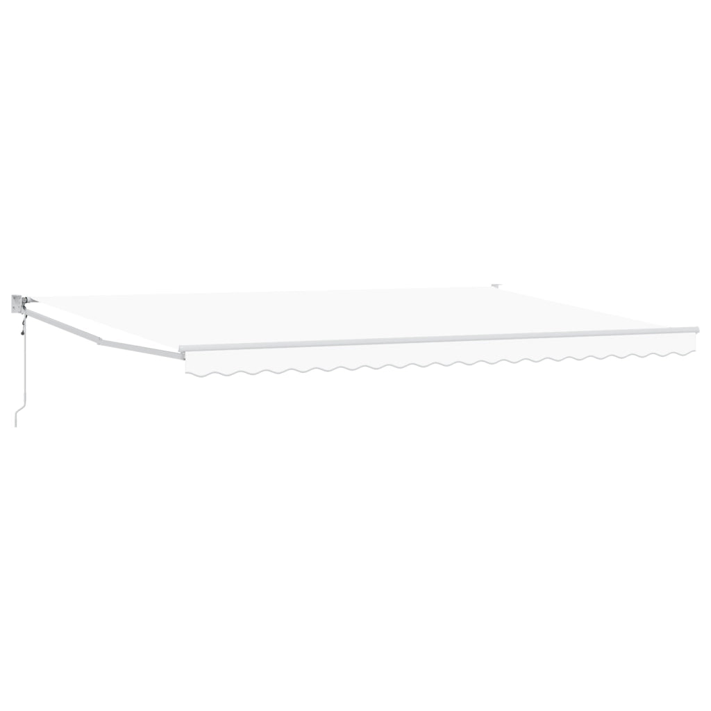 Tenda Retrattile Automatica Bianca 500x300 cm