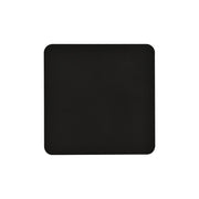 Applique Minimal Quadrata 1 Luce Indiretta Agni In Acciaio Nero