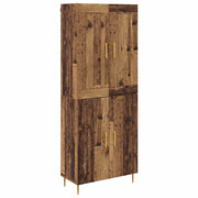 Credenza | Madia | Buffet da pranzo | Armadio da pranzo Legno vecchio 69,5 x 34 x 180 cm Legno multistrato