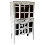 Armadio in legno bianco 96x42x175h