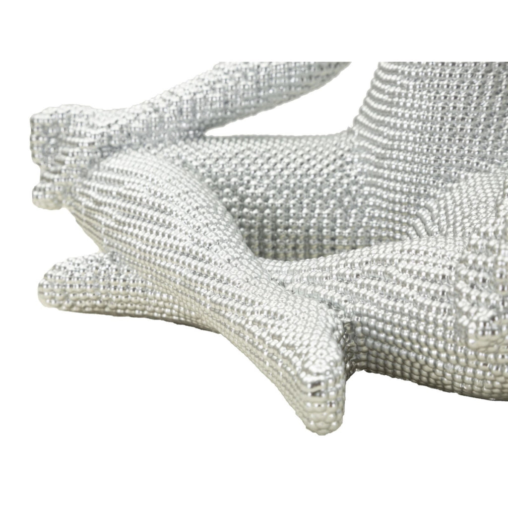 Scultura Yoga, Bianco, Poliresina, 23x20,5x15,5 cm