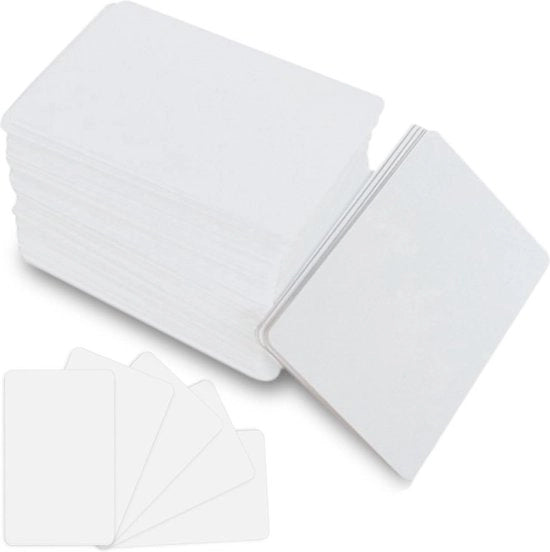 Carte NFC 215 50 pezzi - NTAG215 PVC Plastic - Compatibile con Tagmo e Amiibo - Per Smartphone NFC-Compatibili .
