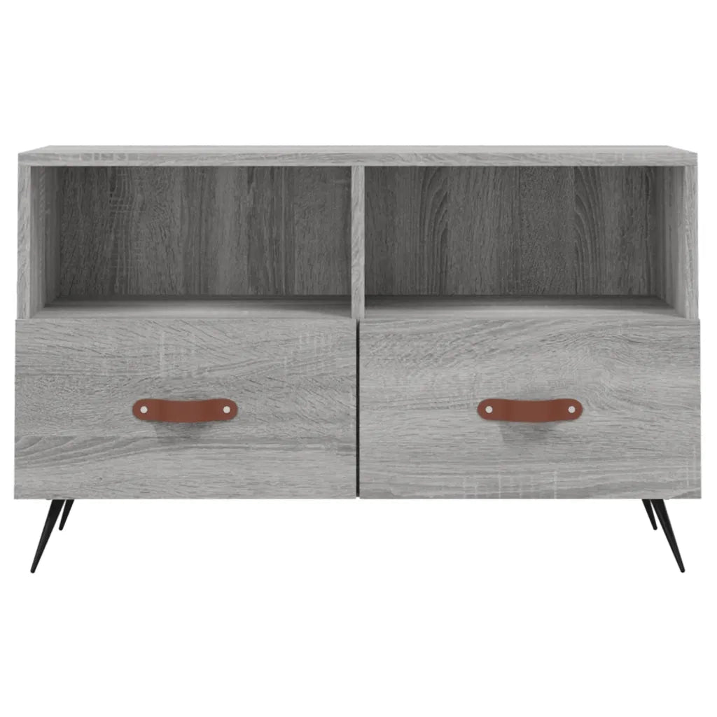 Mobile TV | Armadietto TV | Mobile Porta TV Grigio Sonoma 80x36x50 cm in Legno Multistrato
