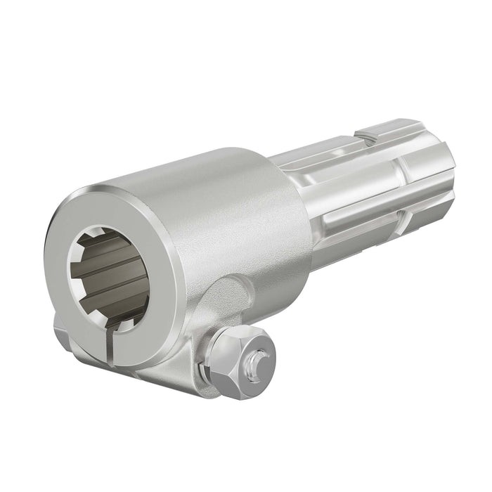 Boccola albero cardanico 175mm Attacco albero scanalato 8-32x38x6 per albero uscita 1 3/4" 6 denti