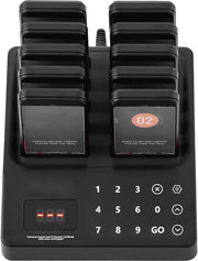 Sistema di Pagers per Ristoranti, Segnale di Avviso a Distanza di 400 m, con Vibrazione e Luce per il Chiamato dei Clienti