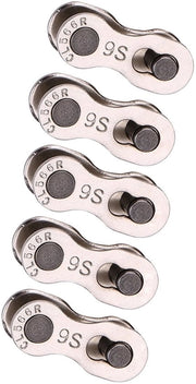 Connesioni per Catena da Bicicletta - Alta Qualità - Ideali per 8/9/10 Velocità - Duraturo e Resistente - Adatto per Biciclette - 5 Paia di Connesioni per Catena da Bicicletta - Modello: 5 Paia - Codice: 12345 - Dimensioni: 120x30x20 mm