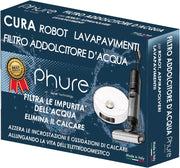 PHURE CURA ROBOT Filtro Universale Addolcitore Anticalcare per Robot Lavapavimenti, 6 Mesi di Protezione, Elimina Impurità e Calcare