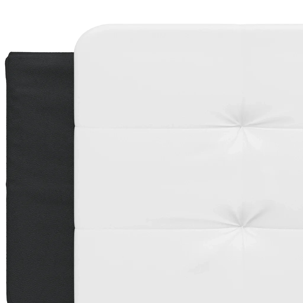 Cuscino Testiera Zadar Nero e Bianco 200 cm in Similpelle CFW4074066