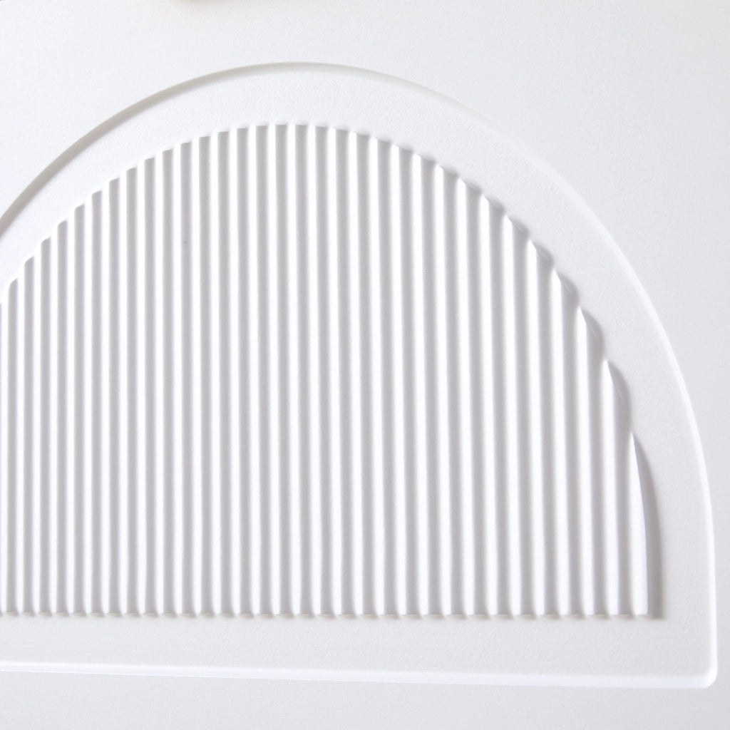 OKWISH Scarpiera con 6 Ribalte e Ripiani Aperti, Ripiani Regolabili, per Ingresso, MDF, Bianco, 118 x 25 x 115 cm