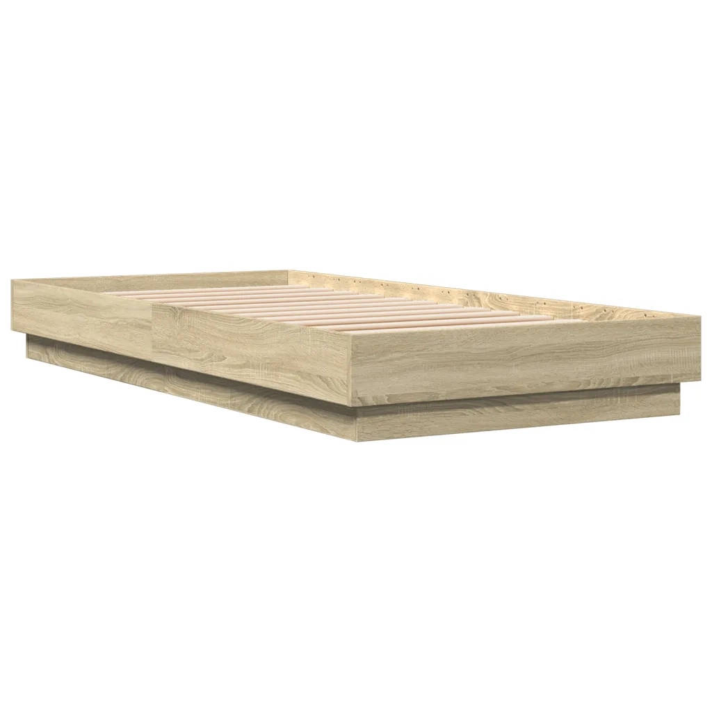 Giroletto senza Materasso Rovere Sonoma 100x200cm in Truciolato 839597