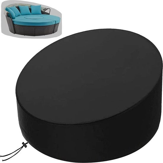 Copertina per Letto a Rotolo Acquapazza con Maniglie e Corda di Trasporto - Telaio Ronde 210D in Oxford - Impermeabile e Antirayon - Nero - 230 * 90-50 cm