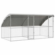 Cuccia per cani 2 pz Argento 4 x 2 x 2 m Acciaio zincato CFW6667035