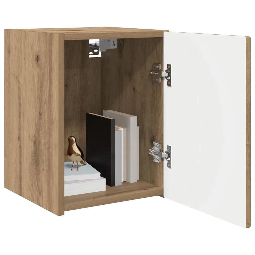 Mobile TV da parete 2 pcs Rovere Artigianale 30 x 31 x 40 cm